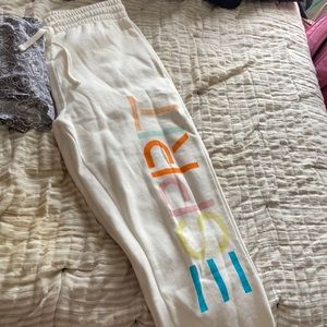Esprit by pacsun rainbow sweatpants
